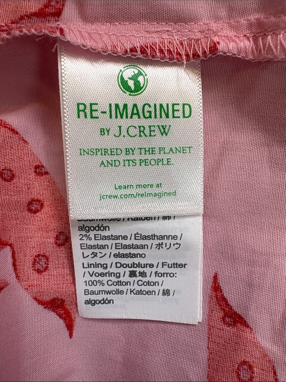 J. Crew Pink Maxi Dress with Red Lobster & Star Print Size 8 - Picture 12 of 15